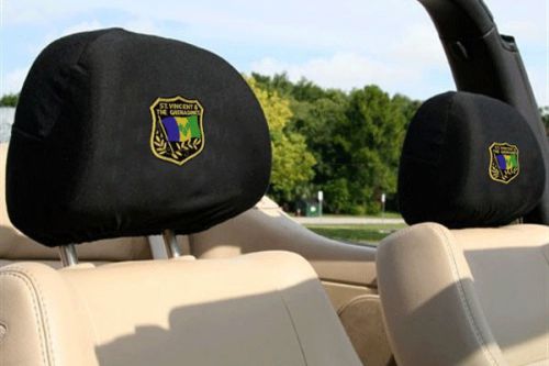 St. Vincent Auto Car Head Rest Covers *See my Feedback*