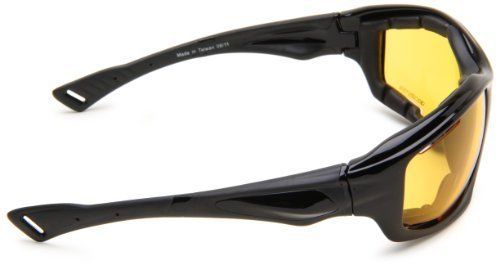 Bobster Desperado EDES001Y Square Sunglasses,Black Frame/Yellow Lens,One Size, US $25.33, image 4