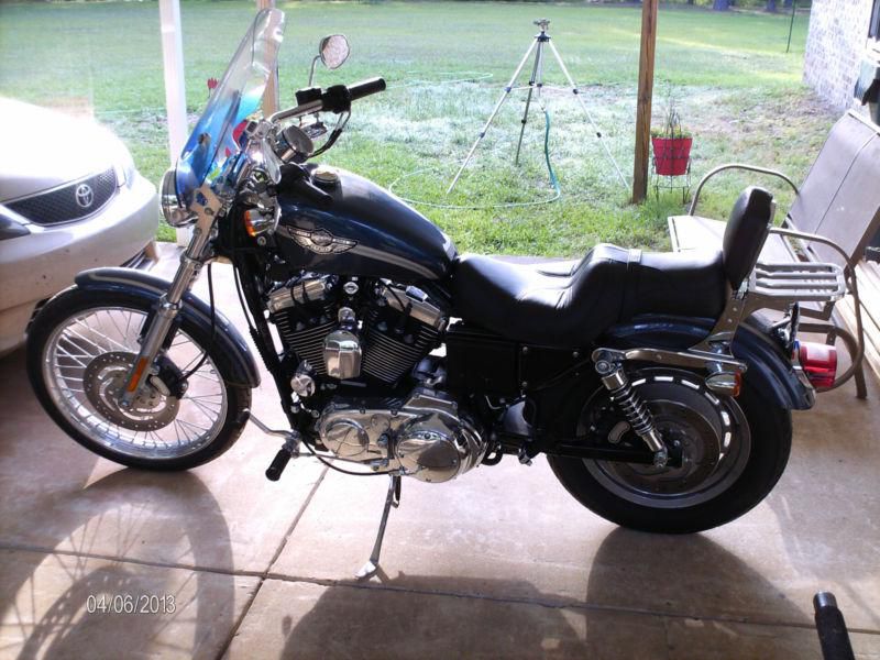 2003 1200 custom xl . gunmetal pearl (blue), US $4,625.00, image 2