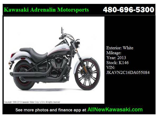 2013 Trustworthy Kawasaki 900 Custom, $7,900, image 1