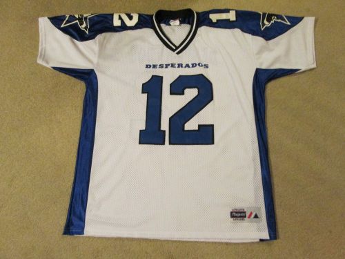 Dallas desperados #12 jersey...by majestic...adult xl..
