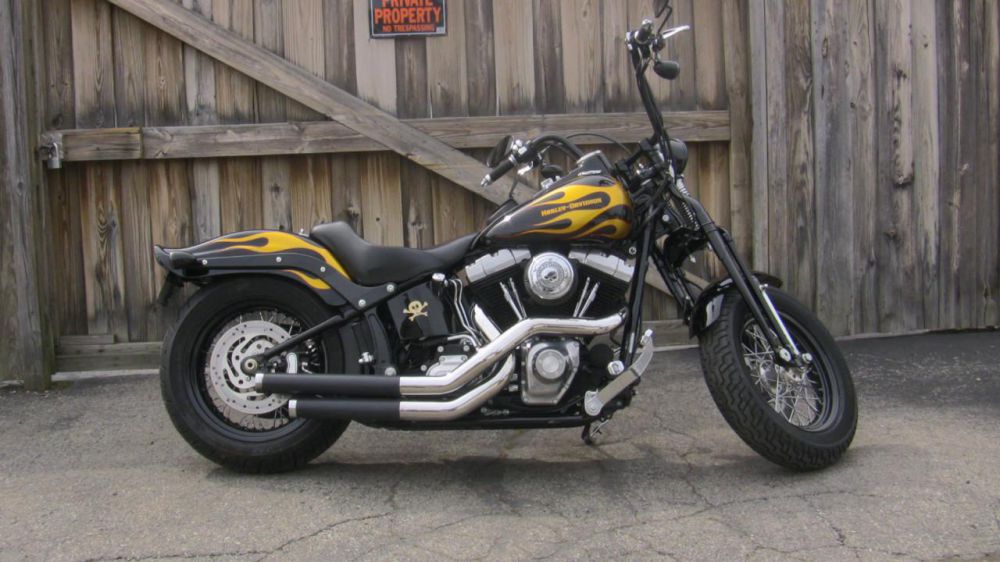 2009 harley-davidson softail cross bones sport touring 