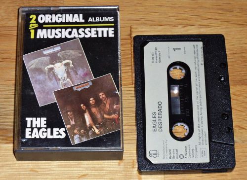EAGLES Desperado / One Of These Nights (1981) 2 ON 1 Doubleplay - Paper Labels, US $, image 2