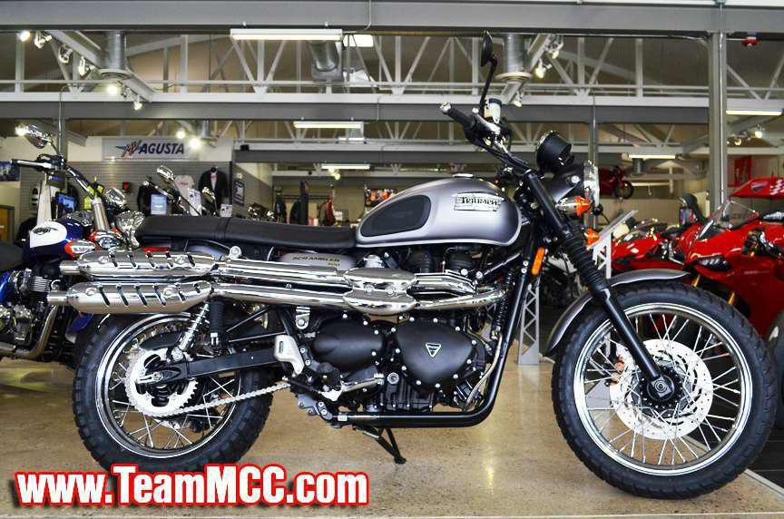 2013 Triumph Scrambler - Matte Graphite Standard 