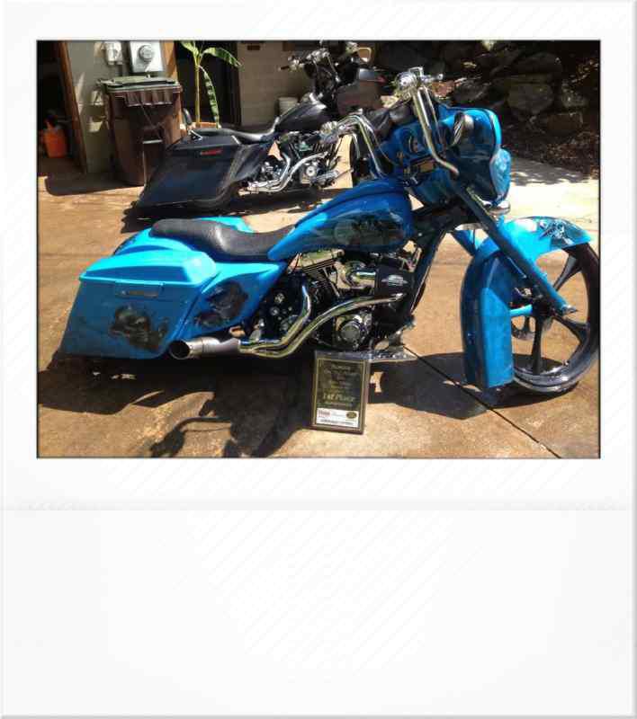 HARLEY STREET GLIDE CUSTOM RAKED 26INCH WHEEL BAGGER