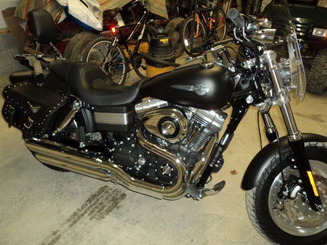 2008 Harley Davidson Fat Bob 96 cu.in. Excellent condition, Black , low miles, US $9,000.00, image 1