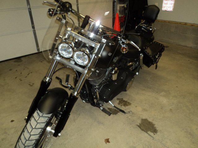 2008 Harley Davidson Fat Bob 96 cu.in. Excellent condition, Black , low miles, US $9,000.00, image 2