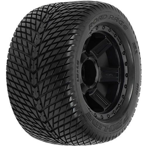 Proline 117711 Road Rage 3.8" Street Tires Mounted on Desperado Black Wheels, US $55.87, image 1