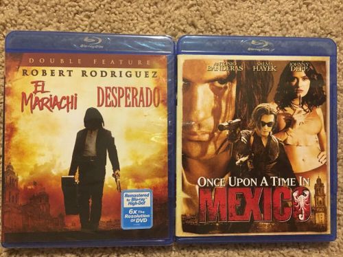 El Mariachi/Desperado/Once Upon A Time In Mexico (Blu-ray Disc, 2011) Banderas