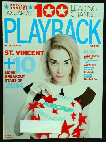 Playback magazine st. vincent anne clark