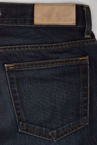 ACNE JEANS MIC DESPERADOS Dark Blue Jeans Men`s Long Jean W32 L32, image 8