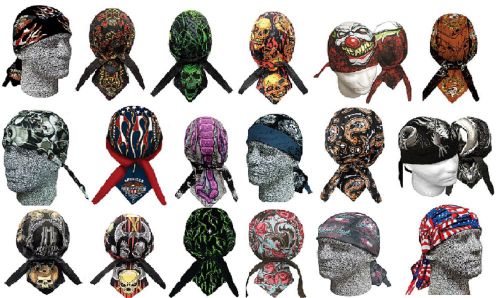 Capsmith Du Rag Bandana Skull Cap Hat Head Wrap Doo Biker  New Stocking Stuffer, US $5.40, image 1