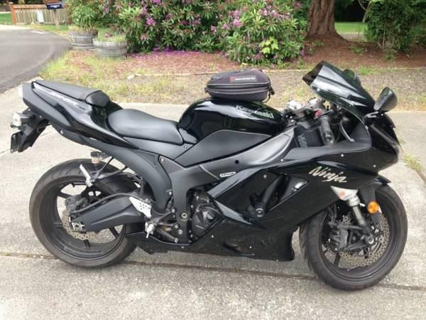 2007 kawasaki ninja zx-6r sportbike 