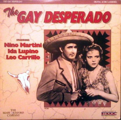 Laserdisc. the gay desperado. ida lupino