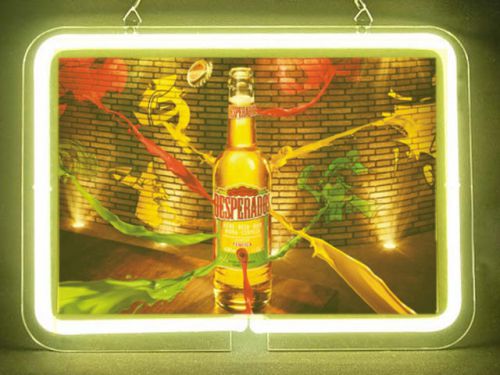 Desperado beer beverage advertising display neon sign