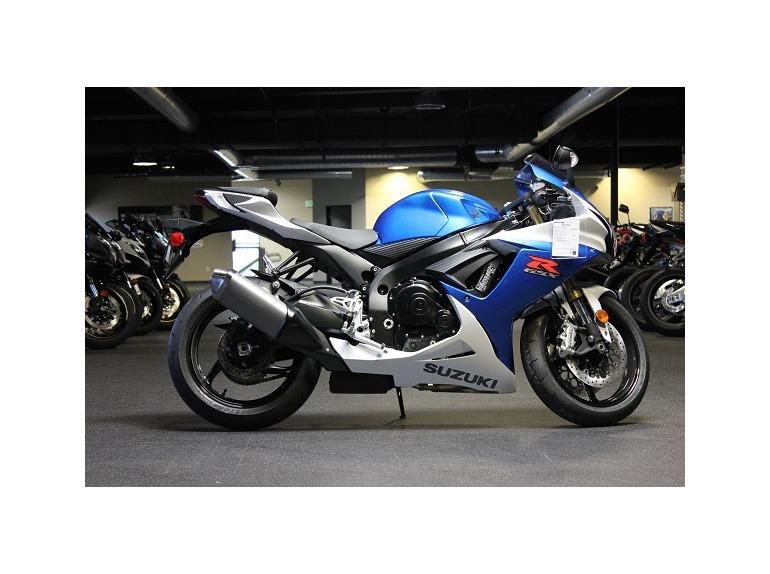 2013 Suzuki Gsx-R750 Blue Sportbike 