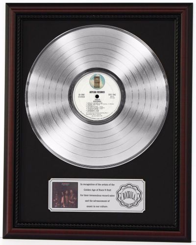 Eagles desperado platinum lp record framed cherrywood display &#034;k1&#034;