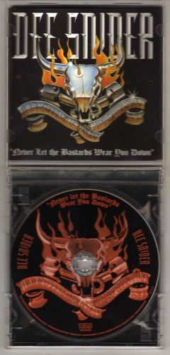 DEE SNIDER: NEVER LET THE BASTARDS WEAR YOU DOWN CD HARD ROCK TWISTED SISTER, US $18.99, image 2