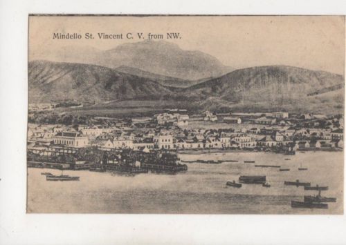 Mindello St Vincent Cape Verde From NW Vintage Postcard 393b