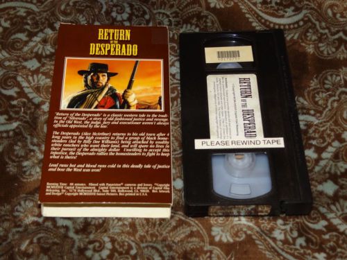 Return of the Desperado (VHS, 1987) Rare OOP HTF Billy Dee Williams *NOT ON DVD*, US $39.99, image 4