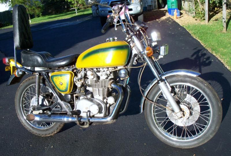 1971 honda cb450 custom retro rat rod motorcycle leopard motorcycle no title