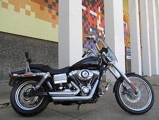 2007 Harley Davidson Dyna Wide Glide, Tons of Extras, Black Flames