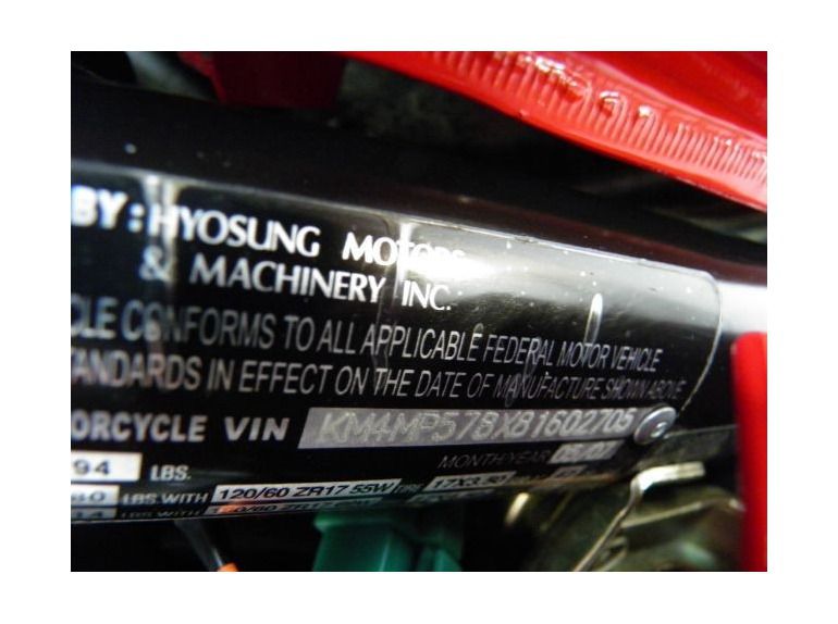 2008 Hyosung GT650R , $3,988, image 21