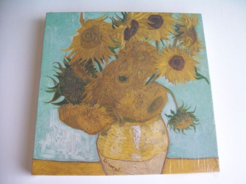 Vincent Van Gogh Vase with Sunflowers Puzzle USA Made More Than 500 Pcs Sealed