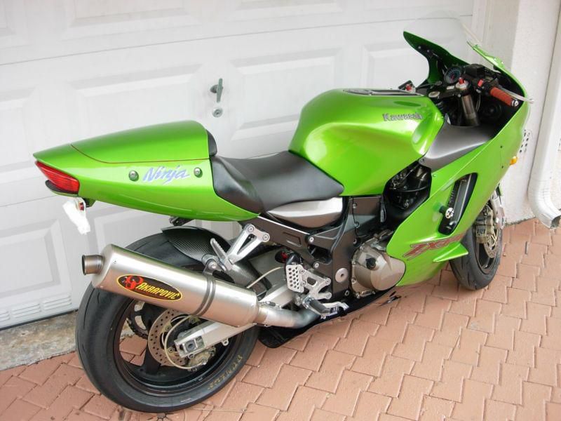 2000 Kawasaki Factory Green Ninja ZX12R ZX1200A1 Moderately Modified By Muzzys