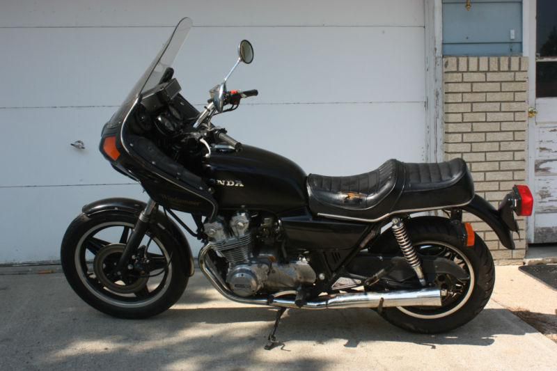 1980 honda cb750k1 black motorcycle low miles 8,051 new rear tire & battery