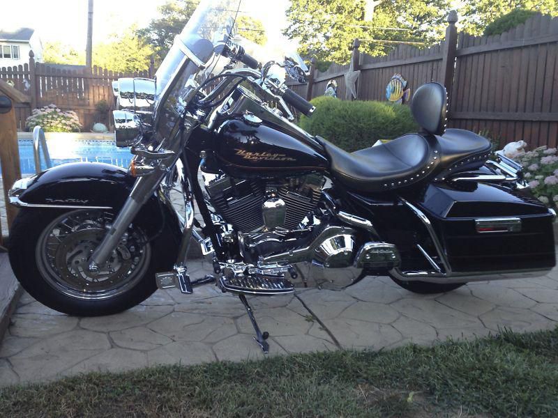 2001 Harley Davidson Road King FLHRI - Black, US $8,900.00, image 1