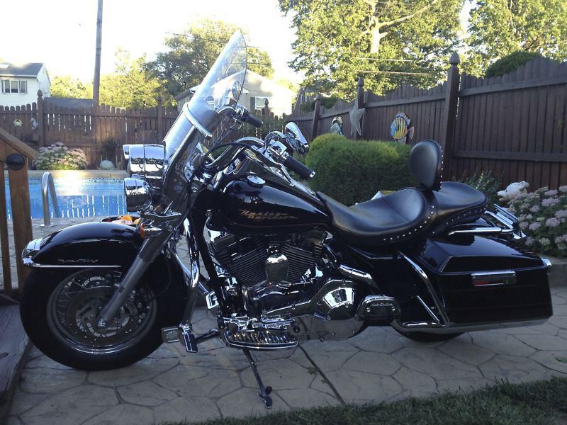 2001 Harley Davidson Road King FLHRI - Black, US $8,900.00, image 4