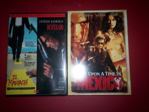 El Mariachi/Desperado and Once Upon A Time In Mexico - 2 DVDs