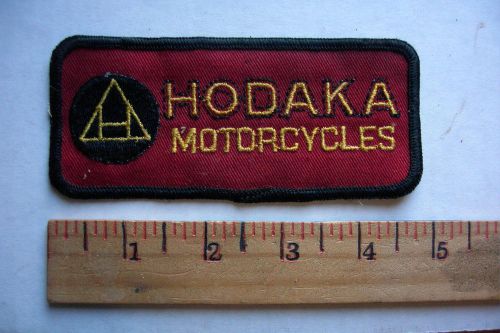HODAKA MOTORCYCLE EMBROIDERED PATCH OLD STOCK MEDIUM SIZE 4 1/2 INCH, US $9.99, image 2