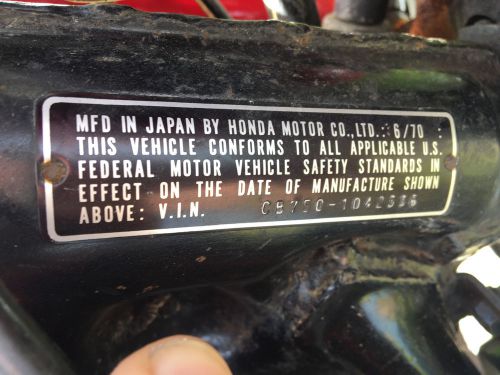1970 Honda CB, US $13384, image 13