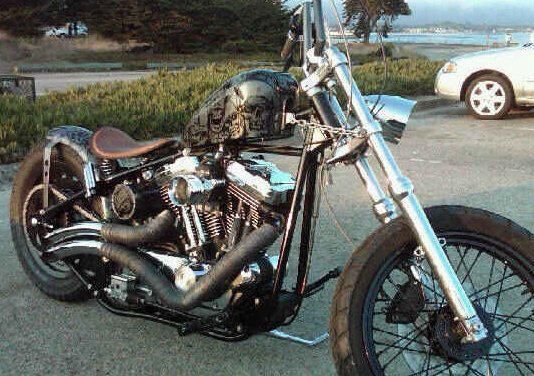 Harley bobber ridgid