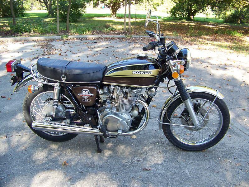 Honda CB 450 1974 K7 1,497 Miles Unrestored Very Original