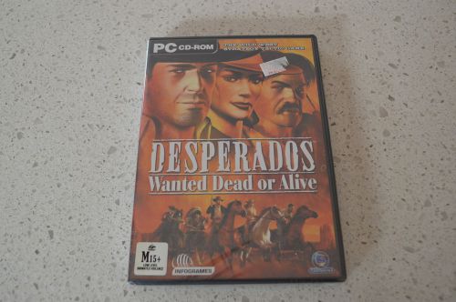 Desperados Wanted Dead or Alive PC CD-ROM Brand NEW SEALED