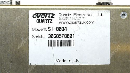 Evertz SI-0004 Serial Interface Q-link Opto-Isolator for Router Panels Chain