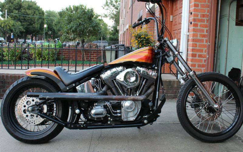 04 chopped harley davidson night train