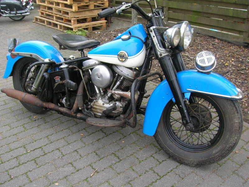 harley davidson panhead duo glide police 1958