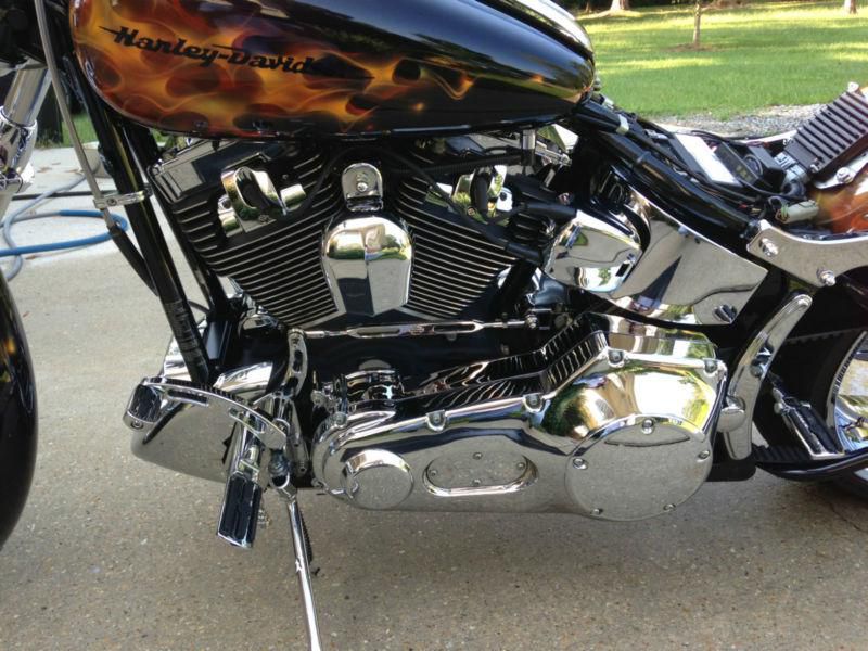 Harley Davidson 2004 Softail Phatail FXSTDI Deuce Duece Original Owner, US $14,500.00, image 3