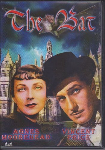 The Bat DVD, 2004 - Vincent Price &amp; Agnes Moorehead - Used