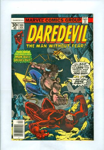 Daredevil #144 vf- hannigan sinnott elias man-bull owl