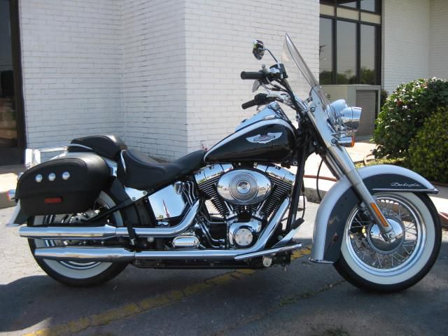 2006 harley davidson deluxe softail. very nice! saddle bags and more!