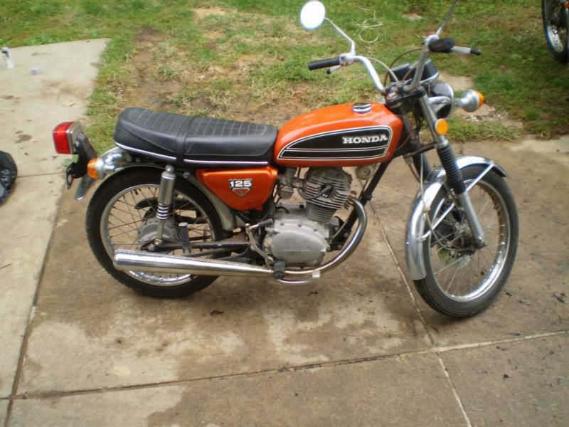 1974 HONDA CB125S CB 125 SI VINTAGE MOTORCYCLE LOW MILES ! ! !