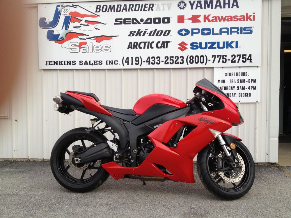 2007 kawasaki ninja zx-6r zx-6r sportbike 