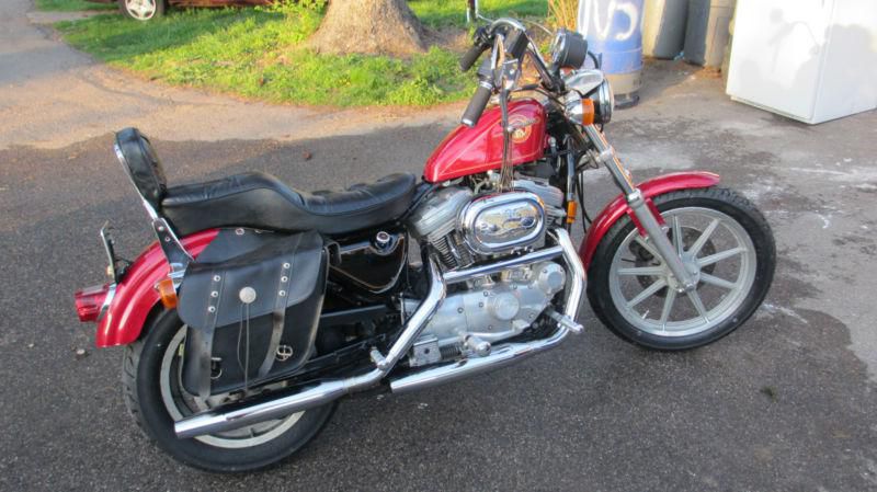 1994 Harley Davidson Sportster 883, Cherry Red Sparkle, Low Miles, Mint Cond., US $500.00, image 2