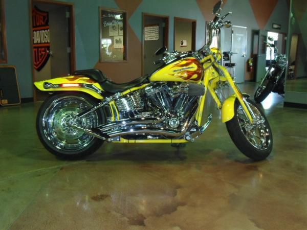 2009 Screaming Eagle Springer FXSTSE3 Chrome Yellow No Reserve