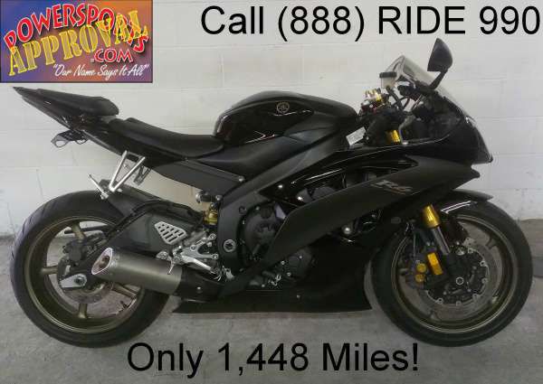 2008 used Yamaha R6 crotch rocket for sale with only 1,448 miles - u1442